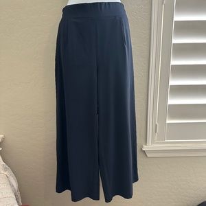 Athleta Brooklyn Wide Leg Crop Pant - Blue